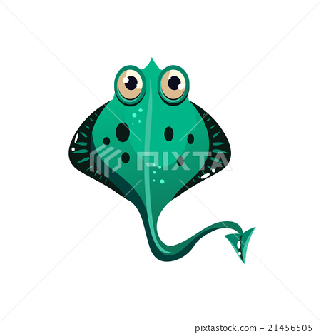 450x468 Stingray. Vector Illustration