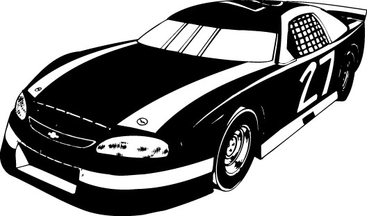 528x311 Stock Car Race Car Svg Free