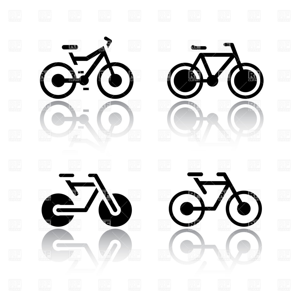 1200x1200 Simple Bicycle Icon Vector Image Vector Artwork Of Signs