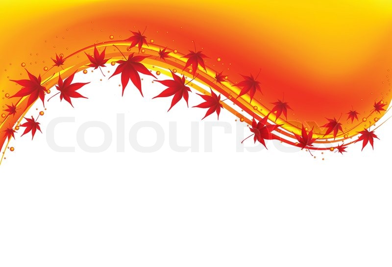 800x544 Autumnal Leaf Background, Vector Illustration, Eps File Stock