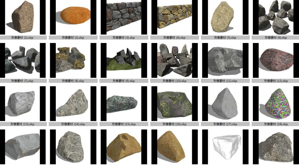 1024x564 Stone Vector Free Download Skp Files