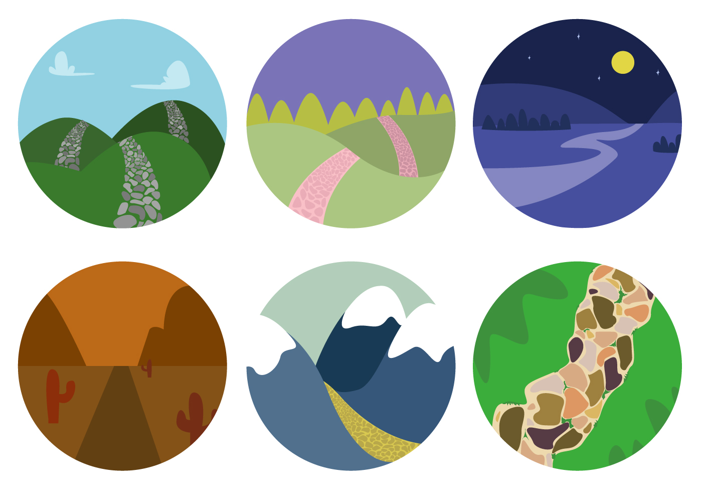 1400x980 Stone Vector Free Download