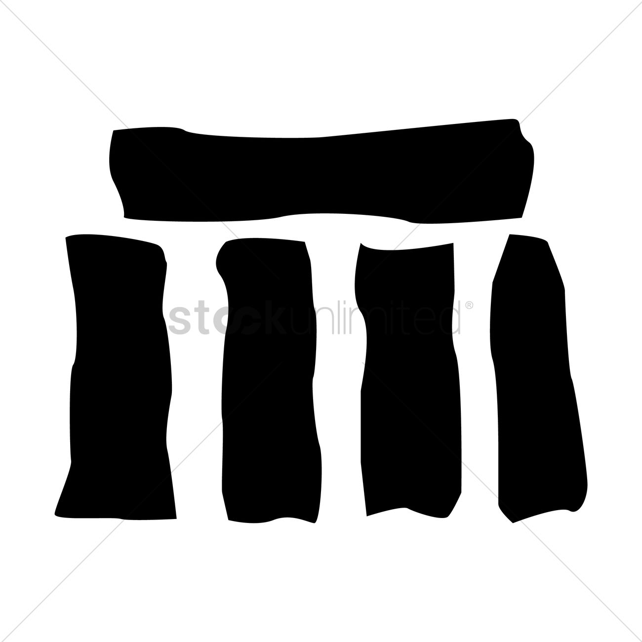 1300x1300 Stonehenge Vector Image