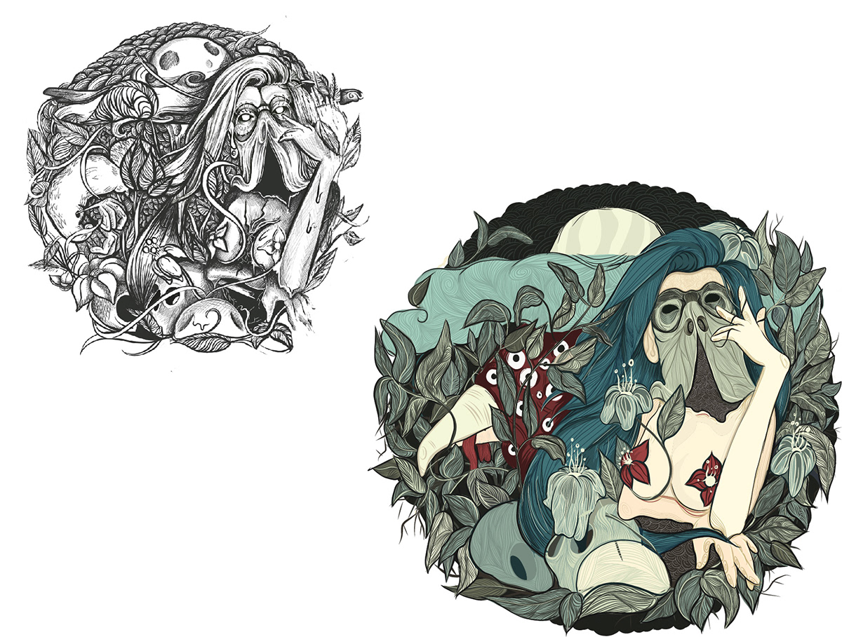 1200x908 Stoner Grl Vector On Behance