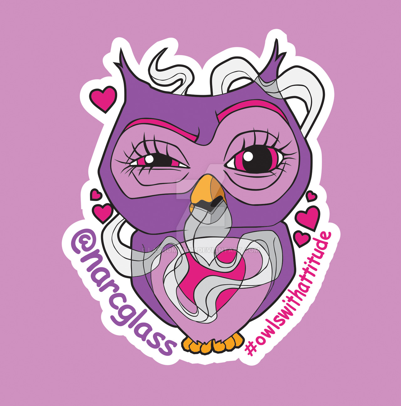 1280x1294 Stoner Owl Vector