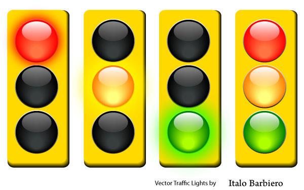 600x375 Traffic Light Vector Free 123freevectors