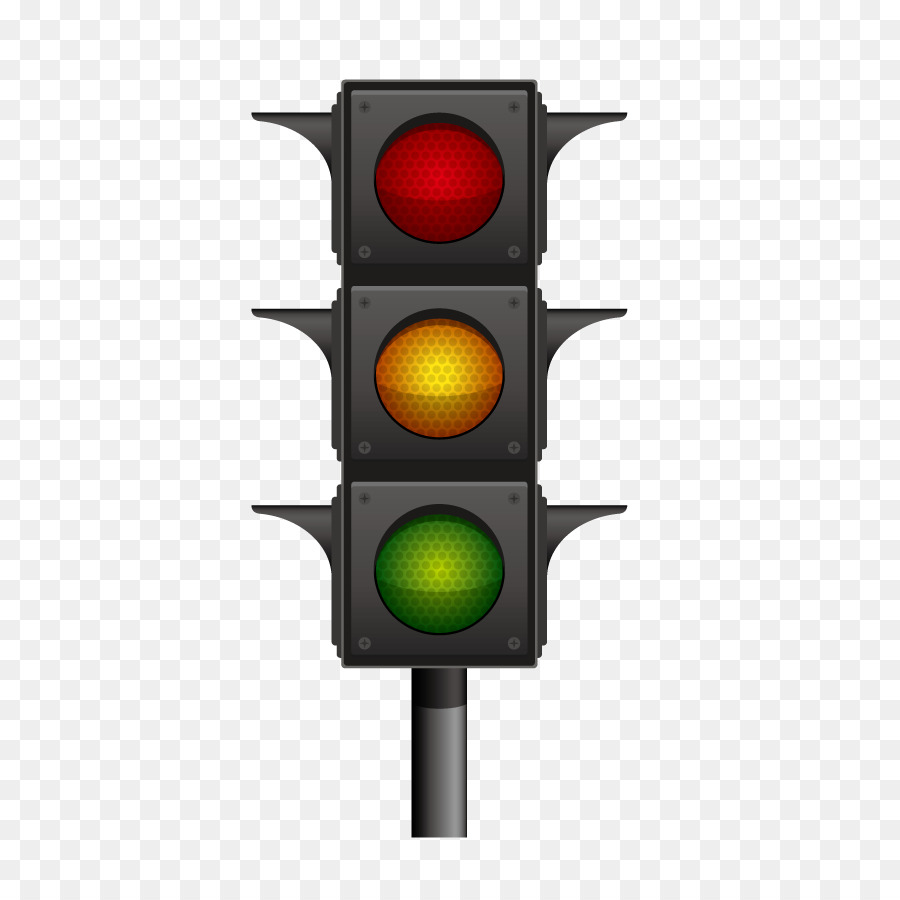 900x900 Euclidean Vector Traffic Light Illustration