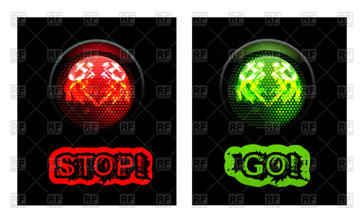 1200x719 Red And Green Traffic Light Vector Image Vector Artwork Of Signs