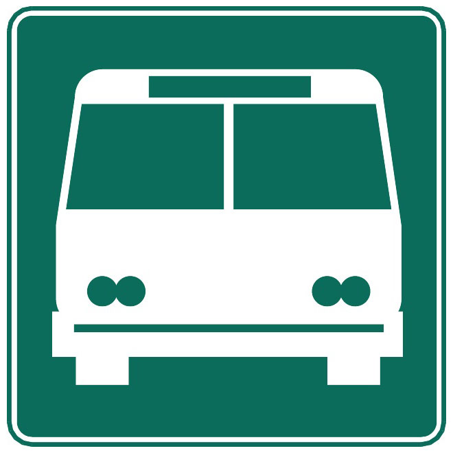 660x660 Bus Stop Vector Sign