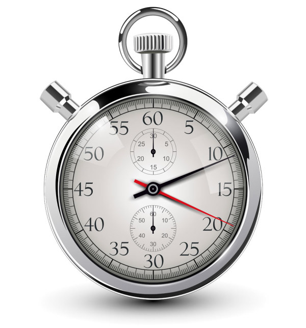 600x644 Shiny Stopwatch Vector