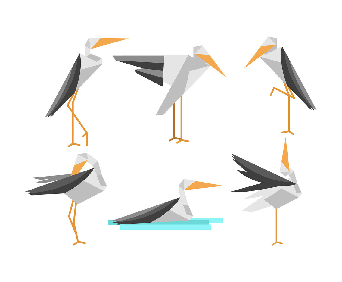1136x936 White Stork Vector Vector Art Amp Graphics