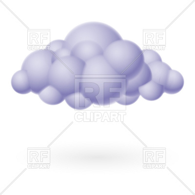 400x400 Storm Cloud Vector Image Vector Artwork Of Backgrounds, Textures