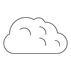 300x300 Storm Cloud Royalty Free Vectors