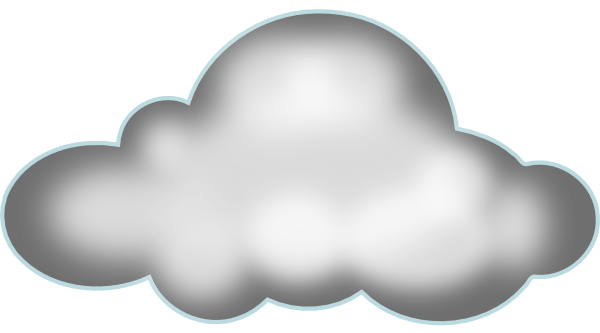 600x333 Dark Storm Cloud Clipart