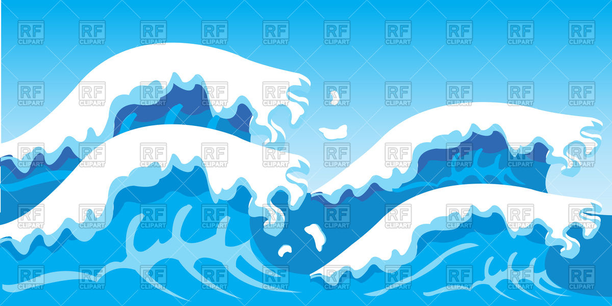1200x600 Seagoing Waves And Blue Sky