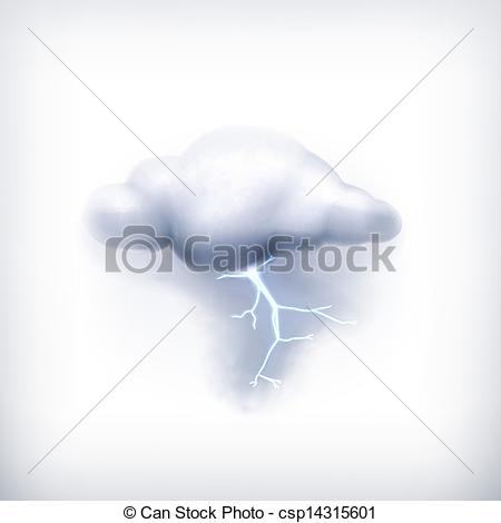 450x470 Storm, Vector Icon.