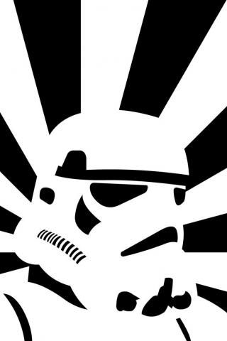 320x480 Stormtrooper Vector Iphone Wallpaper