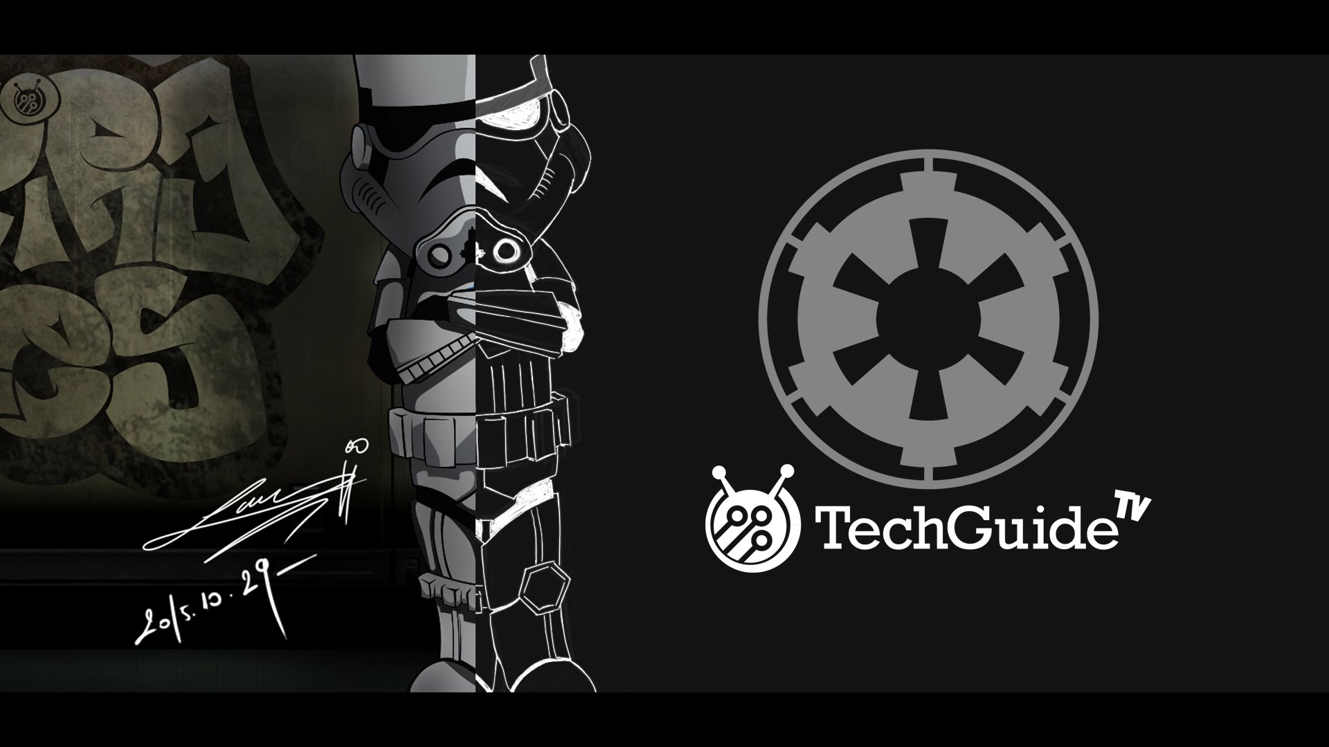 1920x1080 Stormtrooper (Star Wars) Speed Paint And Vector Art