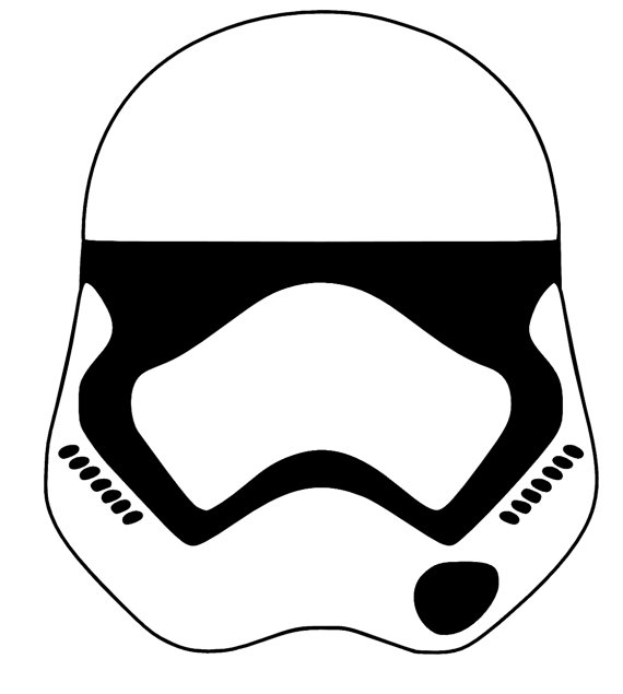 570x635 Stormtrooper Helmet Clip Art