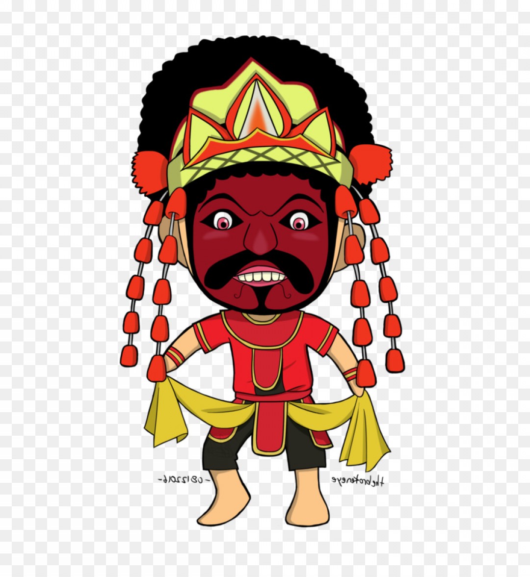1080x1176 Topeng Dance Mask Art Samba Vector Geekchicpro