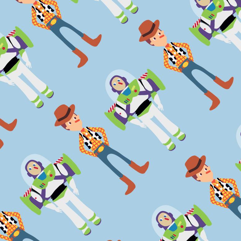 780x780 Toy Story Buddies Seamless Pattern