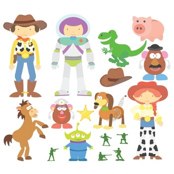350x350 Toy Story Digital Clipart Amp Vector Set By Julia Sunrain Graphics