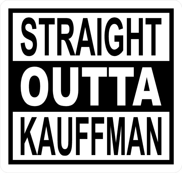 600x568 Straight Outta Kauffman Decal Sticker 02
