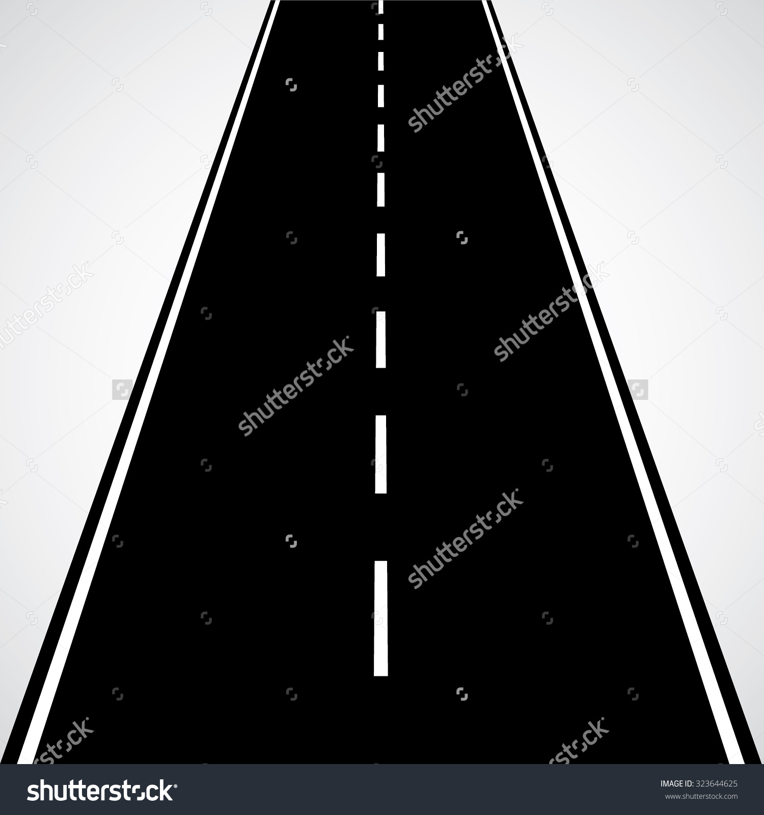 1500x1600 Road Clipart Straight Road