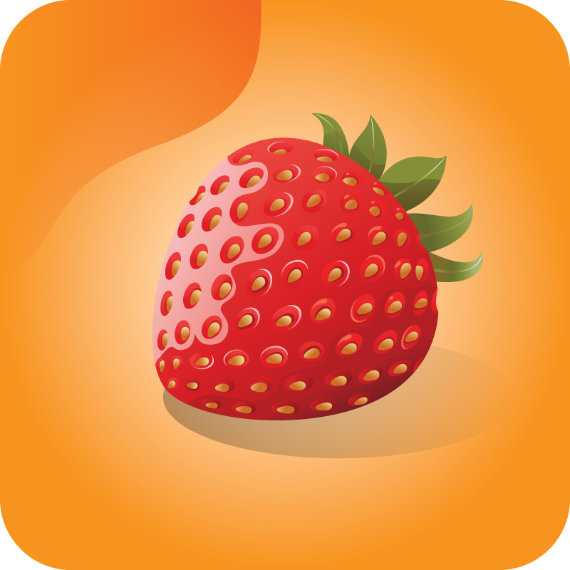 800x800 How To Create A Shiny Vector Strawberry