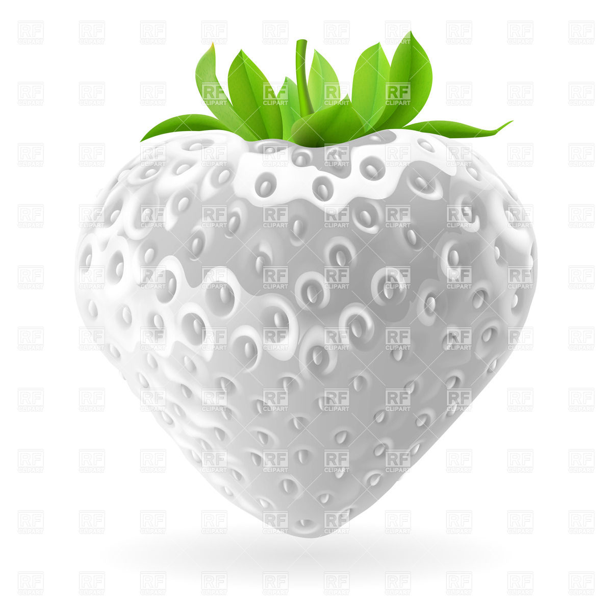 1200x1200 Realistic White Strawberry Vector Image Vector Artwork Of Food