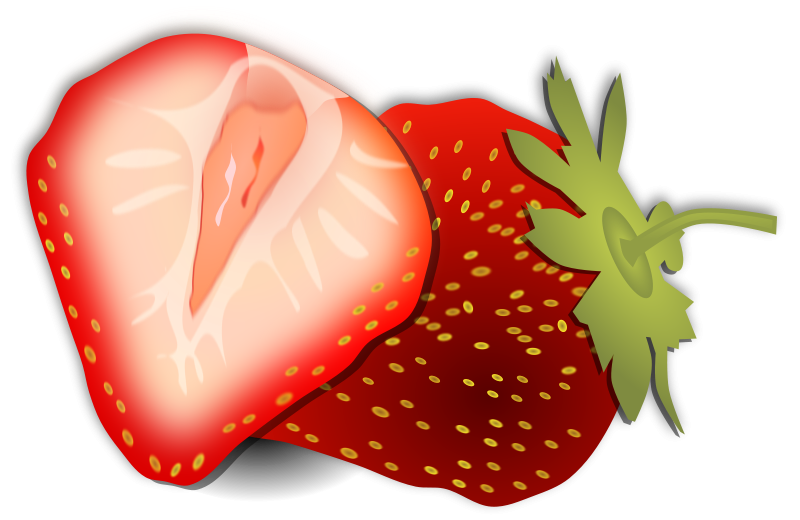 800x520 Strawberry Free Vector 4vector