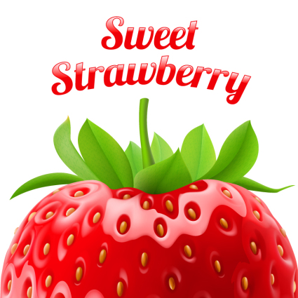 425x425 Delicious Fresh Strawberry Vector Free Vectors Ui Download