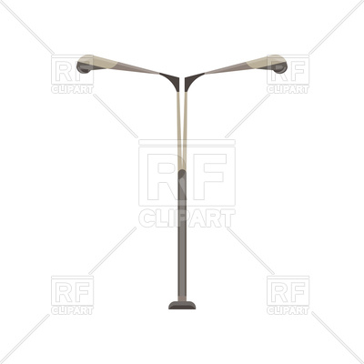 400x400 Street Light Flat Lamp Vector Image Vector Artwork Of Icons And