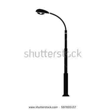 356x371 Led Street Light Vector Wall Sticker Designs And Ideas