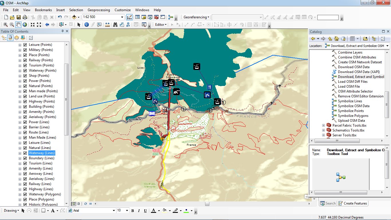 1365x768 Arcgis Download Open Street Map Data In Vector Format