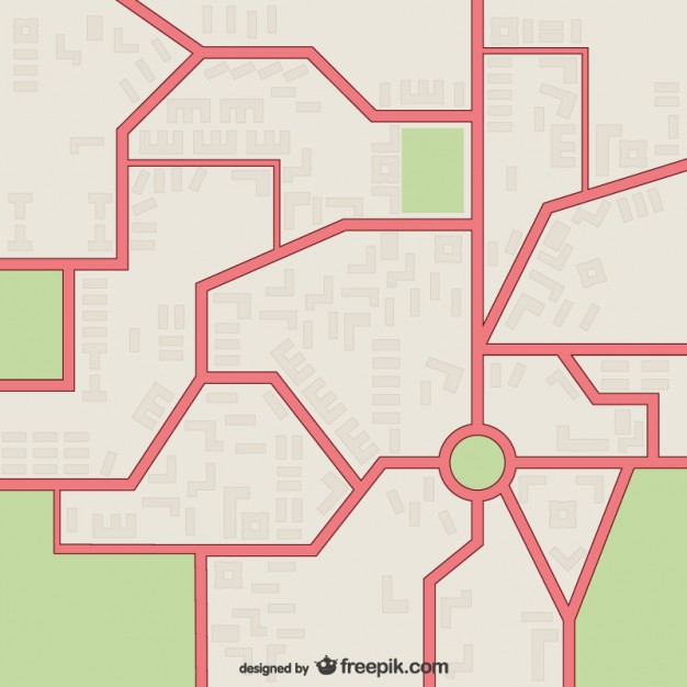 626x626 Street Map Vector Free Download