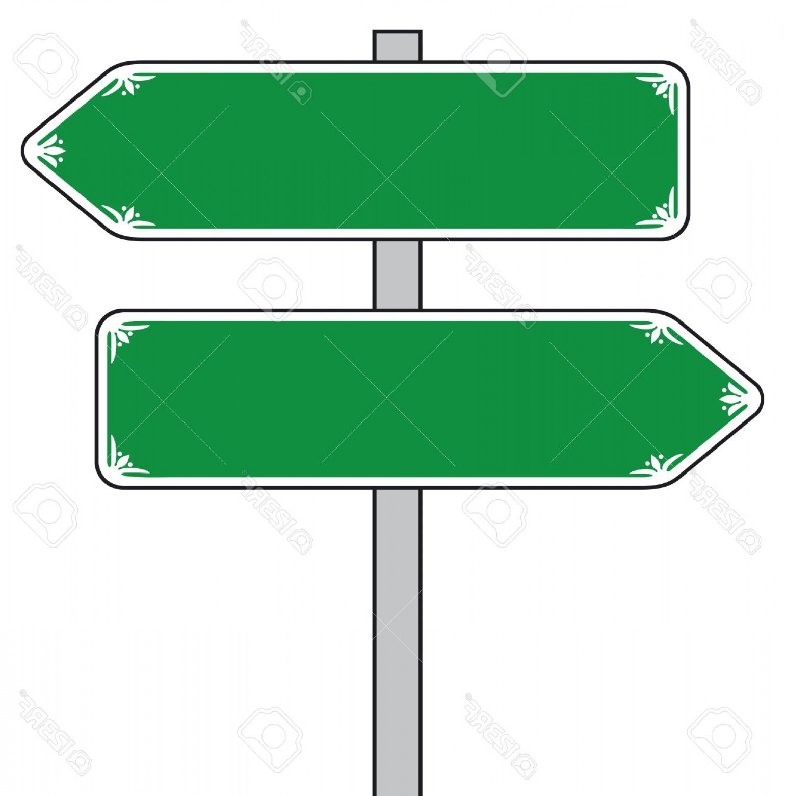 1540x1560 Green Street Sign Vector Lazttweet