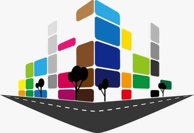 650x445 Hand Painted Street Vector, Vector, Flat, The Corner Png And