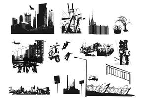 286x200 Street Free Vector Art
