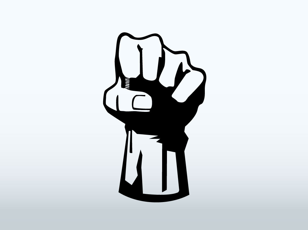 1024x765 Vector Fist Icon
