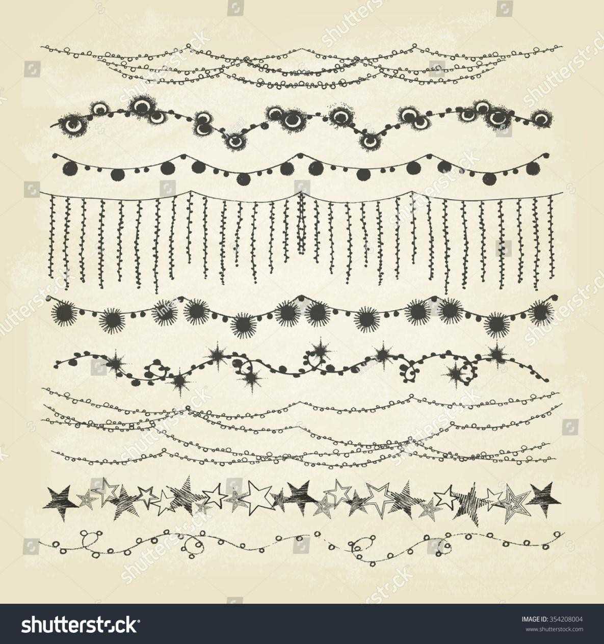 1185x1264 Holiday String Lights Vector Design Decoration Ideas