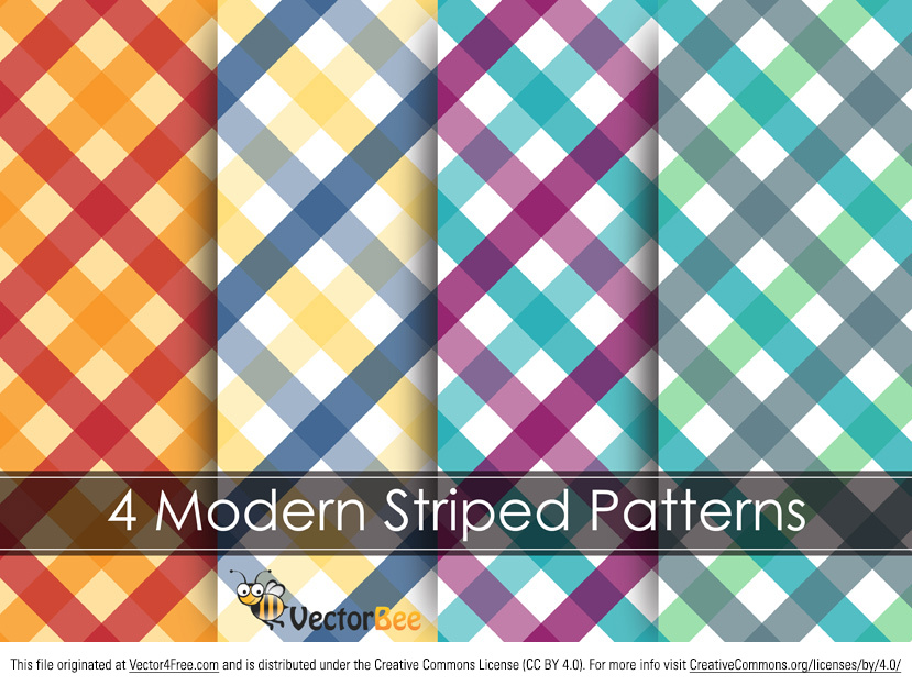 829x624 Free Modern Striped Vector Pattern