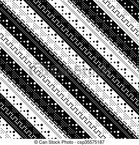 450x470 Seamless Stripe Pattern. Monochrome Texture.