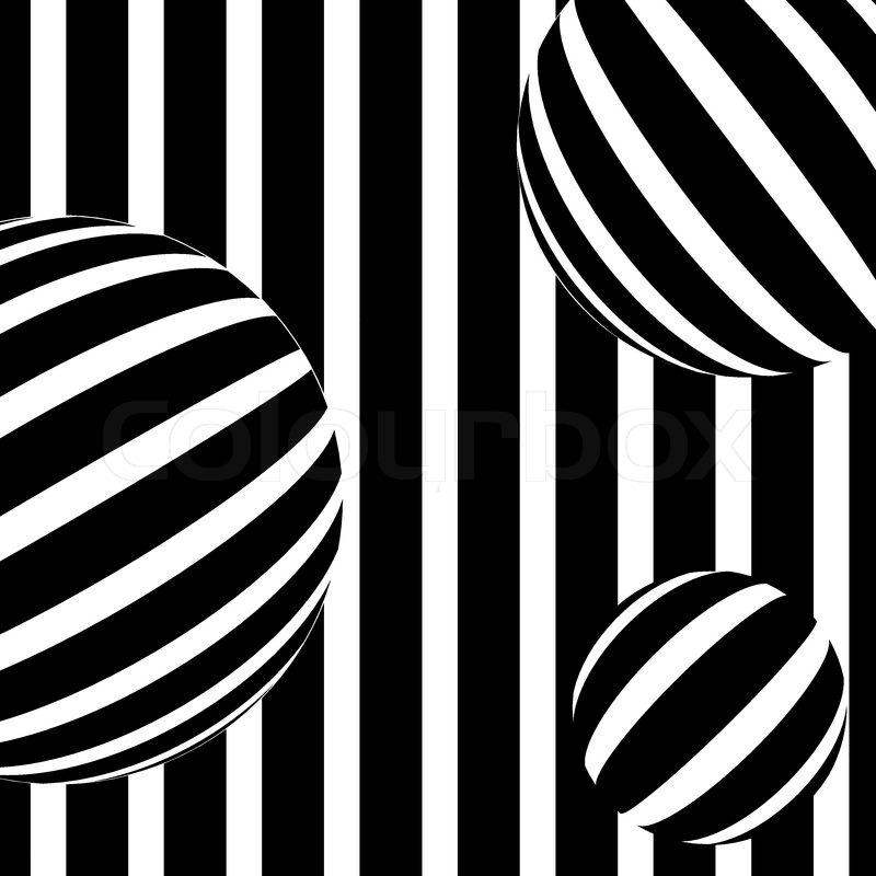 800x800 Illustration Of Abstract Stripe Background In Black And White