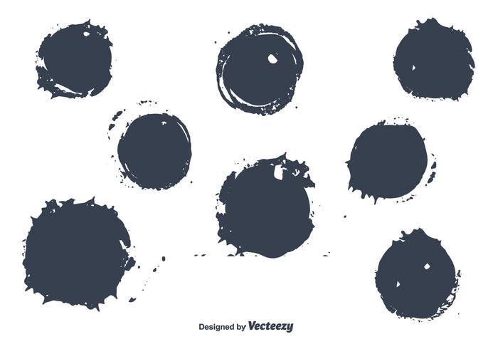 700x490 Round Brush Stroke Vectors