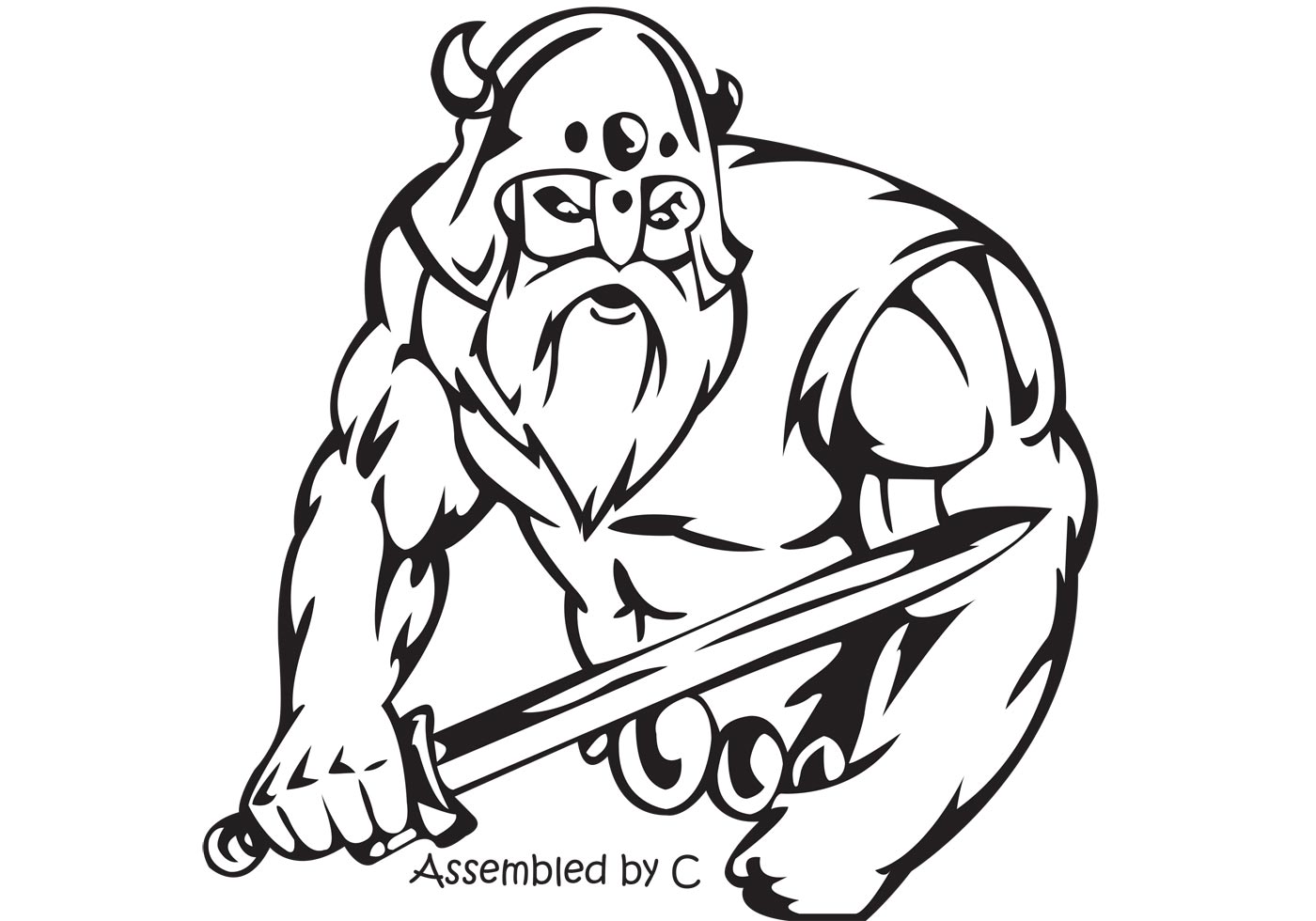 1400x980 Strong Hand Free Vector Art