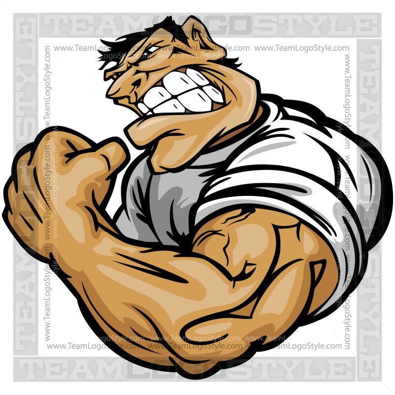 800x800 Strong Man Cartoon