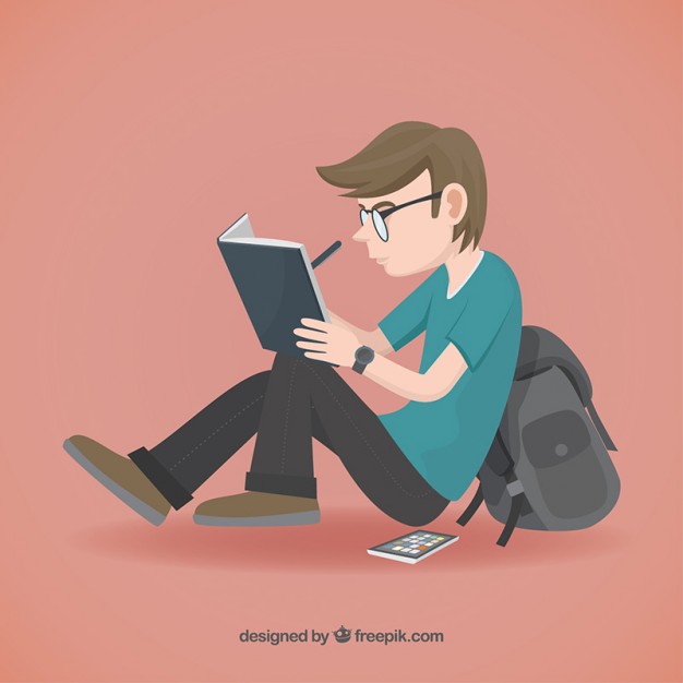 626x626 Student Illustration Vector Free Download