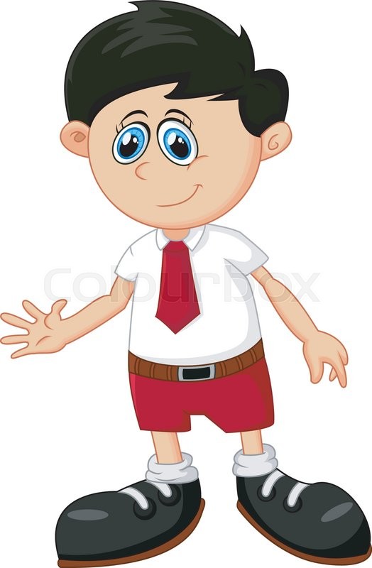 524x800 Vector Illustration Of Cartoon Happy Student Stock Vector