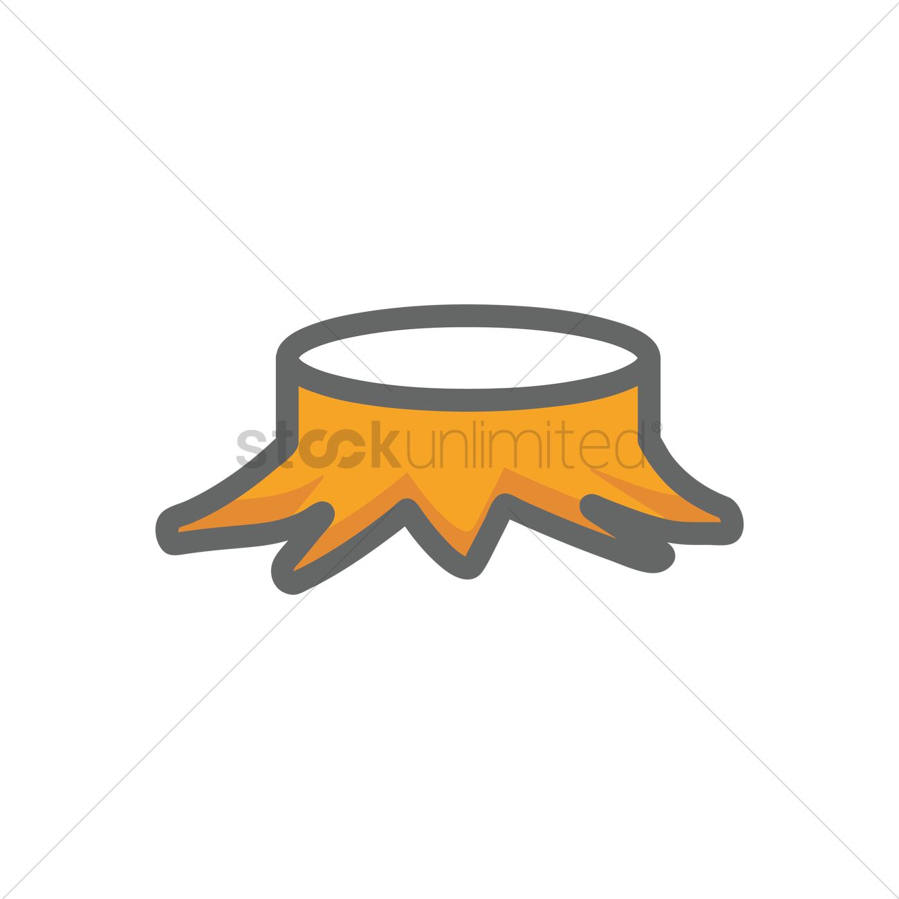 1300x1300 Tree Stump Vector Image